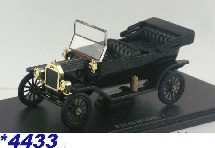 Ford Model T 1912 black 1/43 IXO NEWinBlister *4433 instant wheels
