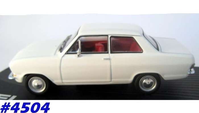 Opel Kadett 1965/73 white 1/43 IXO NEW+boxed  #4504 instant wheels