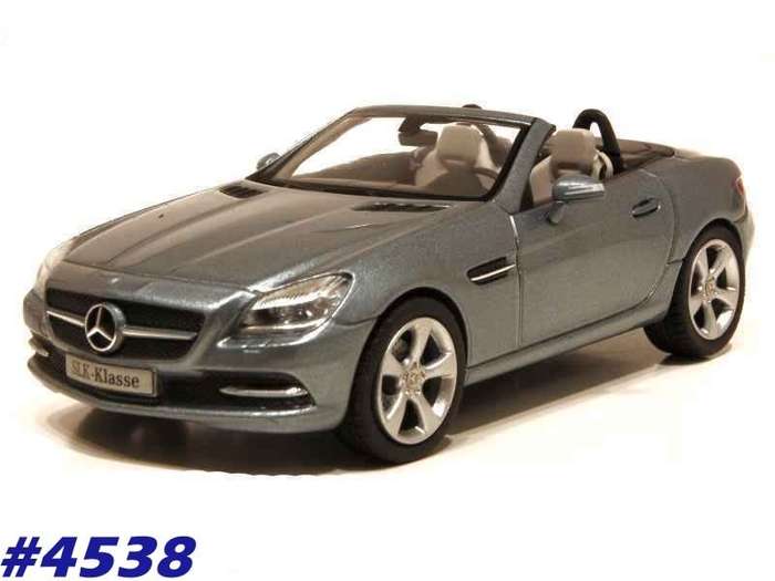 Mercedes-Benz SLK (R172) 2015 blue-met 1/43 Schuco NEW+boxed  #4538 instant wheels