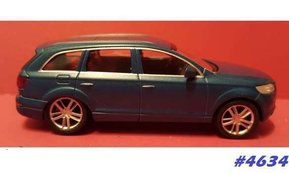 Audi Q7 2005-2015 blue 1/43 IXO NEWinBlister  #4634 instant wheels