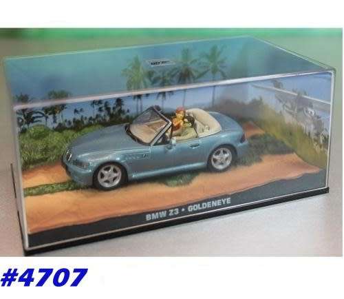 BMW Z3 James Bond Goldeneye 1/43 IXO NEW+boxed  #4707 instant wheels