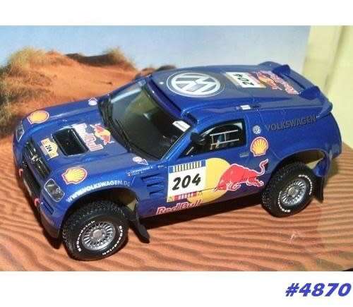 Volkswagen TDI Race TUAREG Paris-Dakar 2004 #204 1/43 Minichamps NEW+boxed  #4870 instant wheels