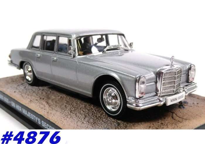 Mercedes-Benz 600 Pullman 1969 silver 1/43 IXO NEW+Boxed  #4876 instant wheels
