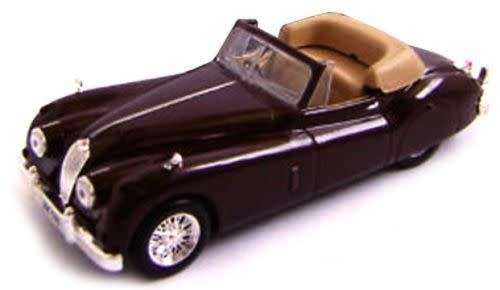 Jaguar XK 140 convertible 1956 burgundy 1/43 IXO NEWinBlister #4992 instant wheels