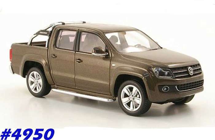 Volkswagen Amarok bown-met 1/43 Schuco RESIN NEW+boxed #4950 instant wheels
