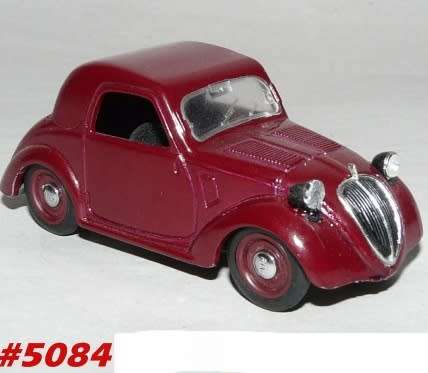 Fiat Topolino 1936 burgundy 1/43 Brumm NEW+showcased  #5084 instant wheels