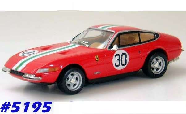 Ferrari 365 GTB/4 red 1968 Daytona Racing 1/43 NEW+showcased  #5195 instant wheels