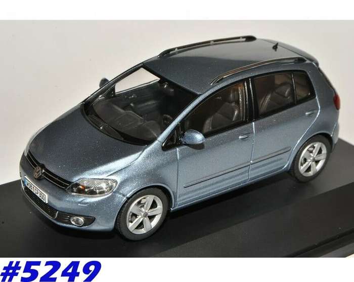 Volkswagen Golf VI Plus 4-door2009 sharkblue 1/43Schuco NEW+boxed  #5249 instant wheels