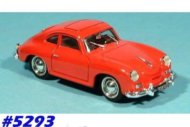 Porsche 356 Coupe 1952 red 1:43 Brumm NEW+boxed  #5293 instant wheels