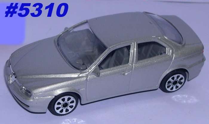 Alfa Romeo 156 2003 silver 1/43 Bburago/IT NEW+boxed  #5310 instant wheels