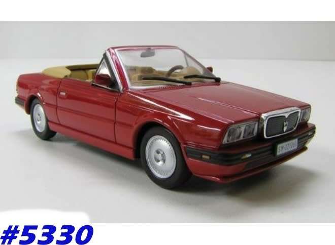Maserati BiTurbo Spyder open 1985 red 1/43 Schuco  NEW+boxed  #5330 instant wheels