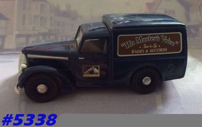 Commer 8 cwt Van His Masters Voice 1950 blue 1/43 DINKY NEW+boxed  #5338 instant wheels