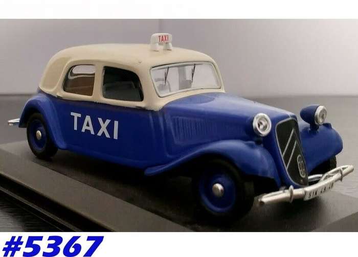 Citroen Traction 11 1955  famous SaigonTaxi 1/43 IXO NEW+showcase  #5367 instant wheels