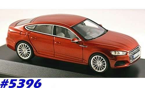 Audi A5 Sportback F5 2022 red-met 1/43 Spark NEW+boxed  #5396 instant wheels