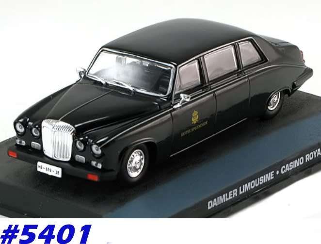Daimler Limousine 1968 black 007/JBond Casino 1/43 IXO NEW+boxed  #5401 instant wheels