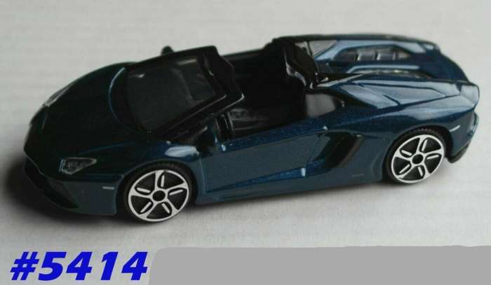 Lamborghini Aventador Roadster 2018 blue-met 1/43 Bburago NEW+showcased  #5414 instant wheels