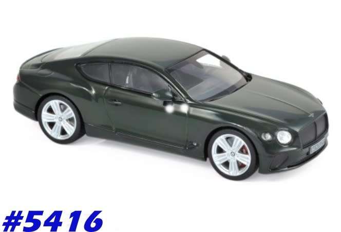Bentley Continental GT 2018 grey-met 1/43 Welly NEW+showcased  #5416 instant wheels