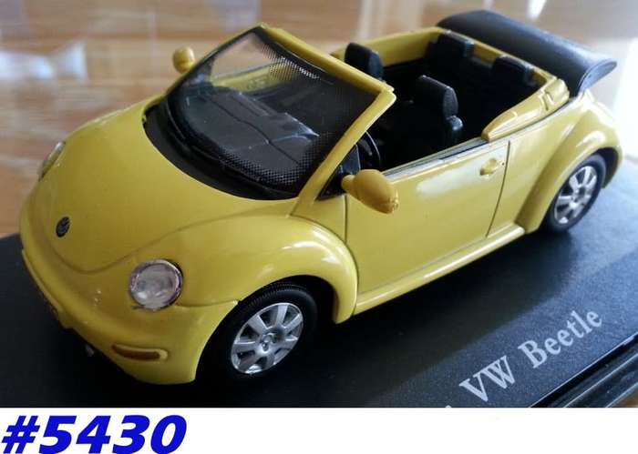 Volkswagen New Beetle Cabrio 2003 1/43 AmericanMint NEW+boxed  #5430 instant wheels