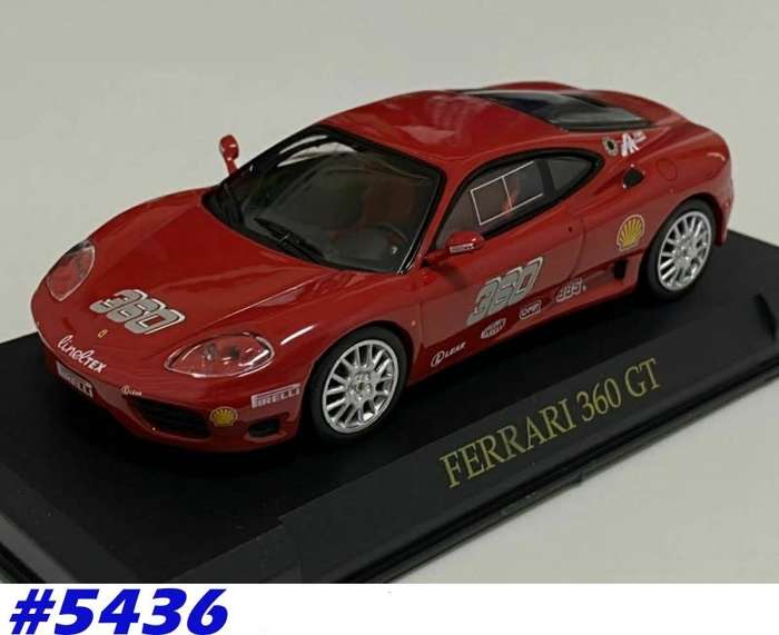 Ferrari 360 GT Modena Challenge 2004 red 1/43 IXO NEW+showcase+blister  #5436 instant wheels