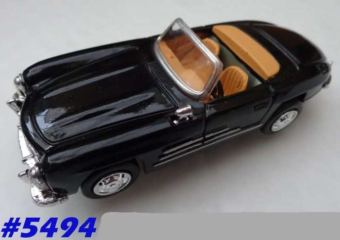 Mercedes-Benz 300SL Roadster 1957 black 1/43 NewRay NEW+boxed  #5494 instant wheels