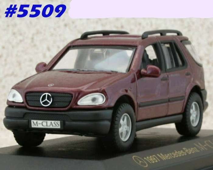 Mercedes-Benz M-Class 1997 dk.red-met 1:43 RoadLegends NEW+boxed  #5509 instant wheels