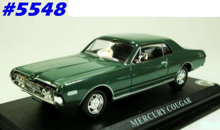 Ford Mercury Cougar Coupe 1987 green 1/43 IXO NEW+boxed  #5548 instant wheels