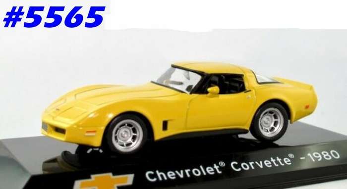 Chevrolet Corvette Coupe C3 1980 yellow 1/43 IXO NEW+boxed   #5565 instant wheels