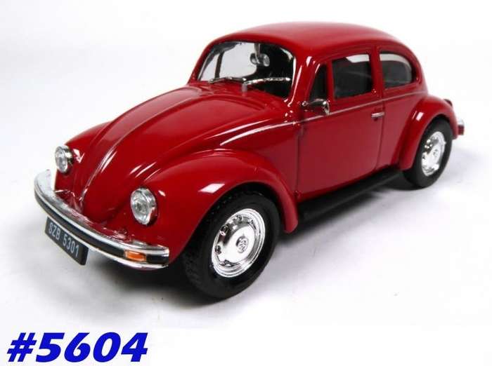 Volkswagen Beetle 1200 1972 red 1/43 IXO NEWinBlister  #5604 instant wheels