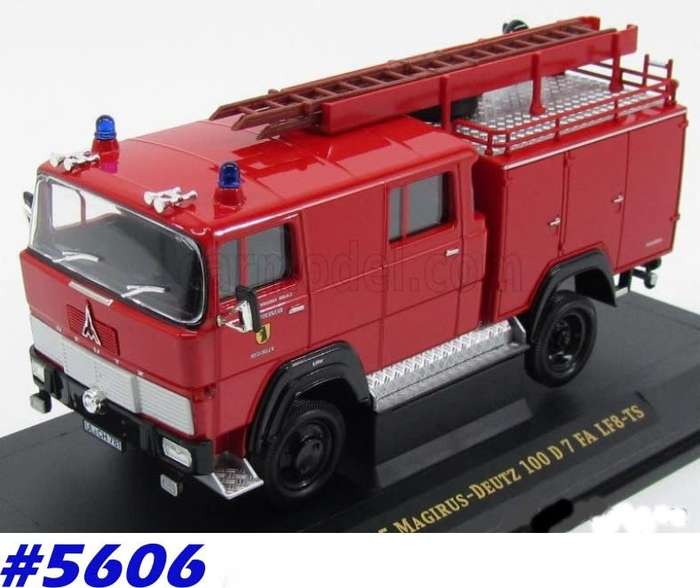 Magirus Deutz 100 D 7 FA LF8-TS 1/43 Lucky Die Cast NEW+boxed  #5606 instant wheels