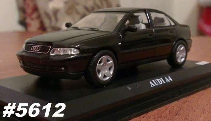 Audi A4 B5 (Type 8D) 2001 black 1/43 IXO NEW+showcased  #5612 instant wheels