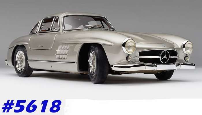 Mercedes-Benz 300SL (W196) 1954 silver 1/43 IXO NEW+boxed #5618 instant wheels