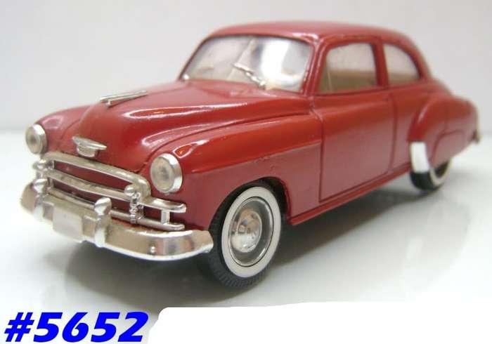 Chevrolet Sedan 1950 red 1/43 Solido NEW+reblistered  #5652 instant wheels
