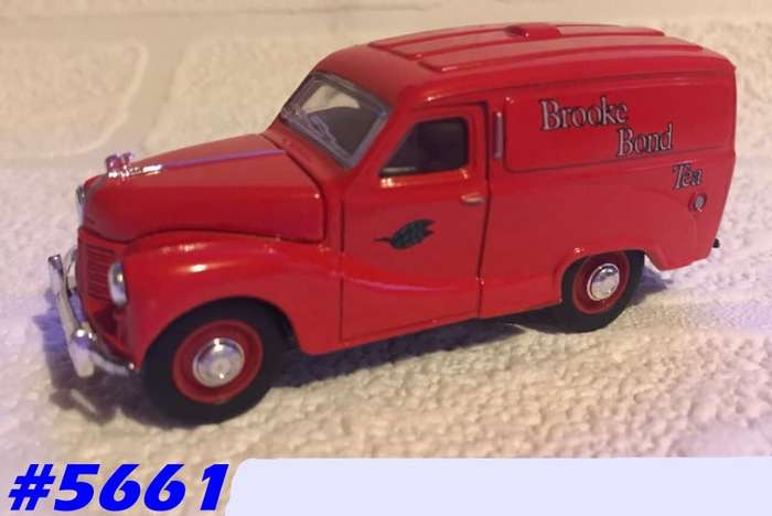 Austin A.GW4 10-CWT Van 1953red Brooke 1/43 Dinky NEW+reblistered  #5661 instant wheels