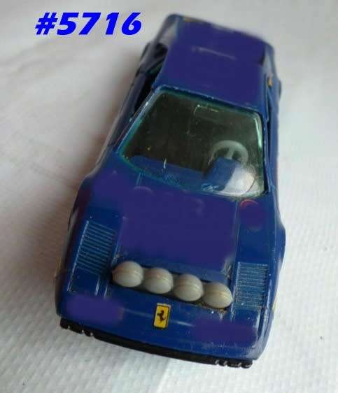 Ferrari 308 GTB 1985 blue 1/43 Bburago NEW+reblistered  #5716 instant wheels