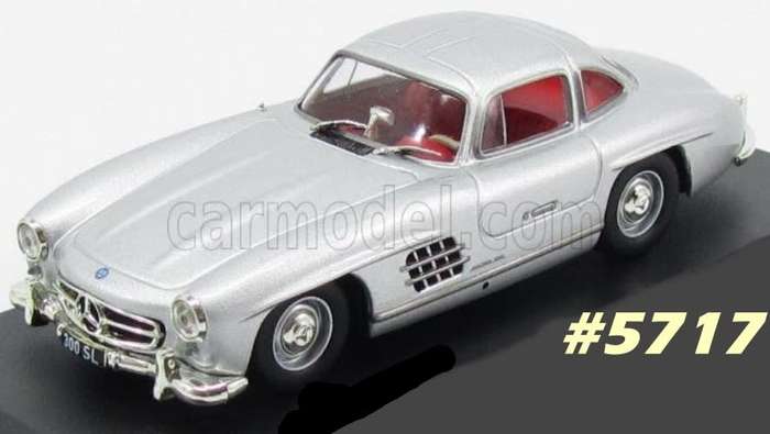 Mercedes-Benz 300 SL 1954 silver 1/43 Solido NEW+reblistered  #5717 instant wheels
