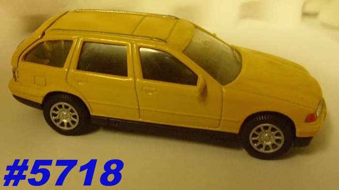 BMW 5 E61 5-door touring 2007 yellow 1/43 Herpa NEW+reblistered  #5718 instant wheels