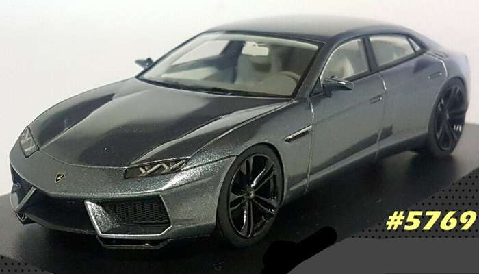 Lamborghini Estoque Concept 2008 gunmetal 1/43 Rastar NEW+reblistered #5769 instant wheels