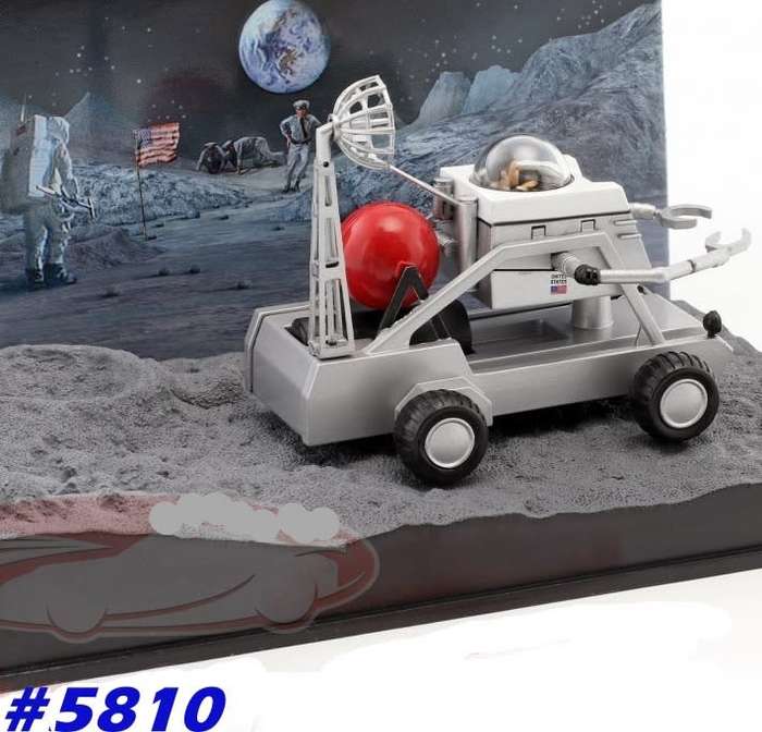 Moon Buggy 007 Diamonds are 4ever, silver 1/43 IXO NEW+boxed  #5810 instant wheels