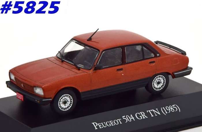 Peugeot 504 GR TN 1985 coppertone 1/43 IXO NEWinBlister  #5825 instant wheels
