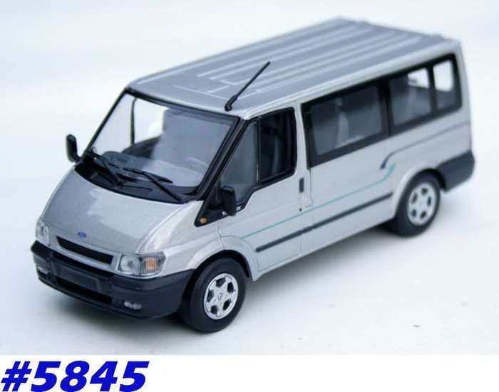Ford Transit Bus Euroline 2000 silver 1:43 I-Minichamps NEW+boxed   #5845 instant wheels
