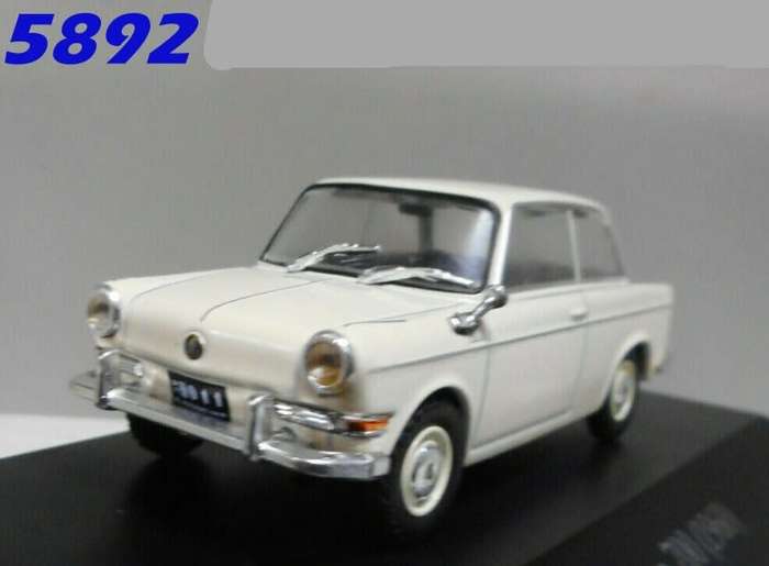BMW 700 1960 cream-white 1/43 IXO NEWinBlister  #5892 instant wheels