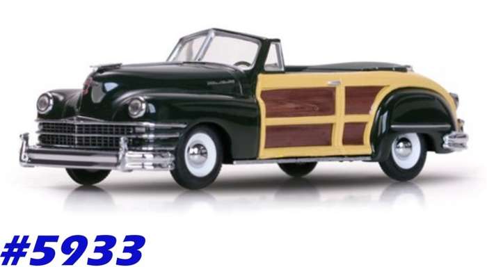 Chrysler Town + Country conv. 1947 green 1:43 Vitesse NEW+boxed  #5933 instant wheels