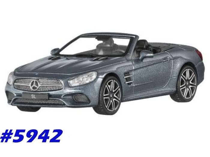 Mercedes-Benz SL (R231) 2012 Grey-met 1:43 I-Spark NEW+boxed  #5942 instant wheels