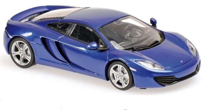 McLaren 12C 2011 blue 1-43 Maxichamps (Minichamps) NEW+boxed *5960 instant wheels