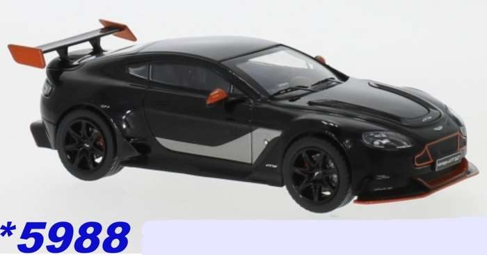 Aston Martin Vantage GT12 2015 black (orange trims) 1/43 IXO NEW+boxed *5988 instant wheels  970.00