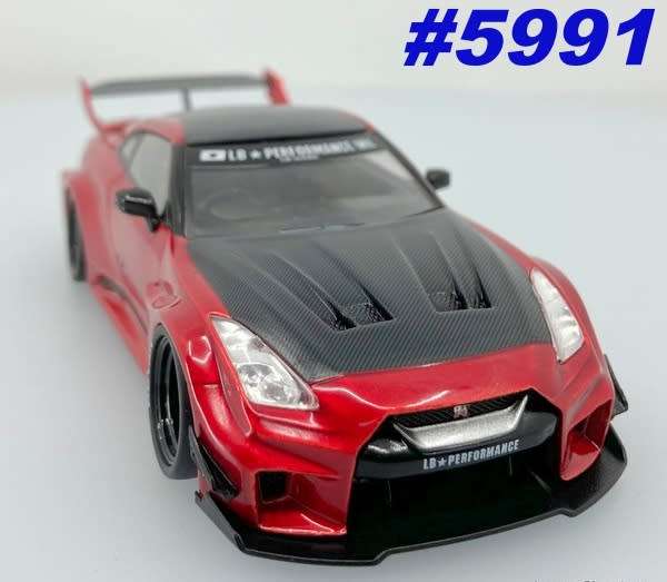 Nissan 35GT-RR (LB-Silhouette WORKS-GT) 2019 red-met 1/43 IXO NEW+boxed *5991 instant wheels