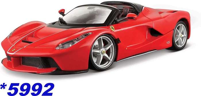 Ferrari Laferrari F70 Aperta 2016 red 1/43 Bburago NEW+boxed *5992 instant wheels
