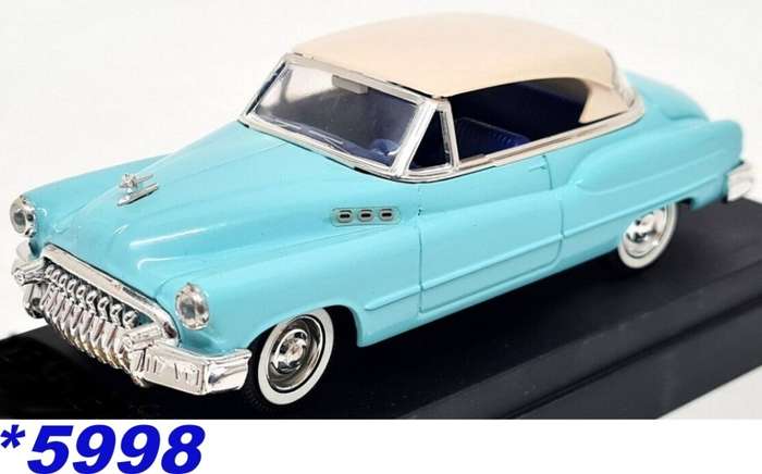 Buick Super Hard-Top 1950 turquoise+white 1/43 Solido NEW+boxed *5998 instant wheels