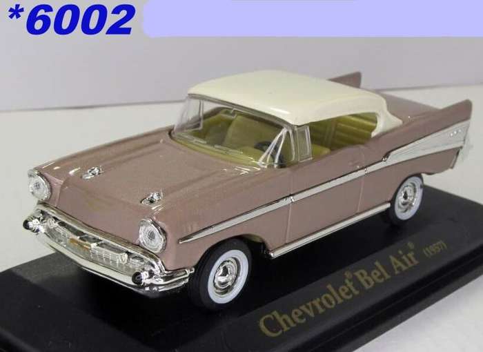 Chevrolet BelAir Coupe 1957 champagne pearl 1/43 Rd.Signature NEW+boxed *6002 instant wheels