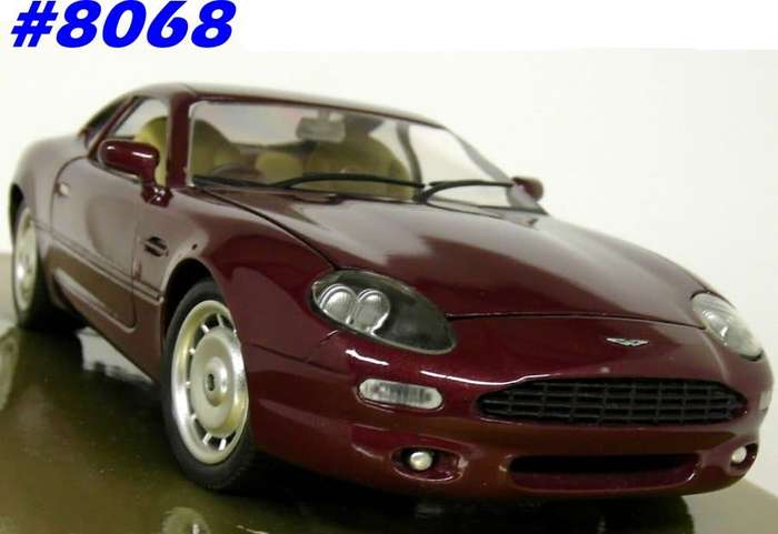Aston Martin DB7 2004 maroon 1/18 Guiloy NEW+DeLuxeShowcased  #8068 instant wheels